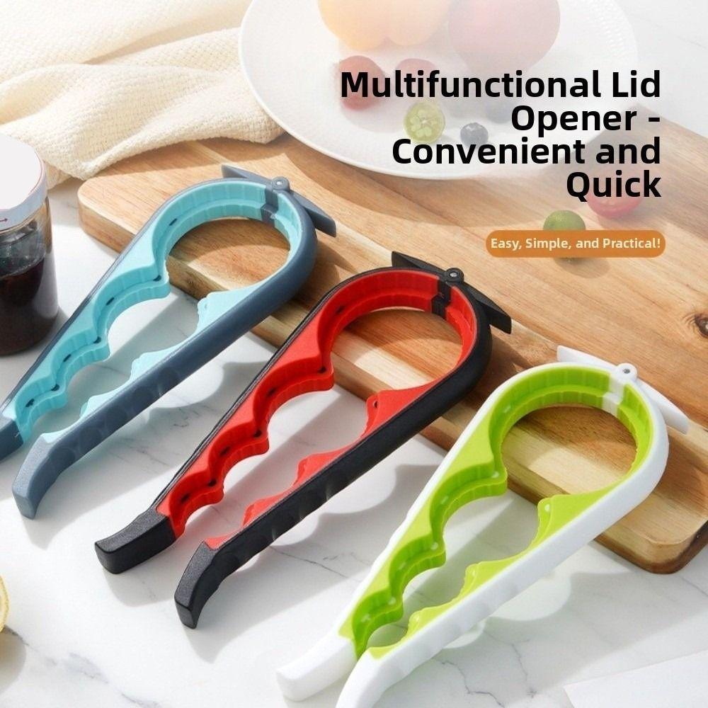 4 In 1 Jar Opener Quick Opening Can Lid Remover Durable Bottle Cap Twister  Everyday Use