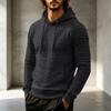 Men's Casual Mid-Length Sweatshirt Long Sleeve Pullover for Everyday Wear