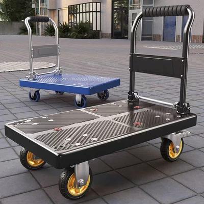 Lightweight Portable Folding Hand Cart for Moving and Delivery, Small Flatbed Truck for Household Use, Free Shipping
