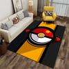 Tappeto Design Pokeball adatto come tappetino antiscivolo per il soggiorno o il divano della camera da letto