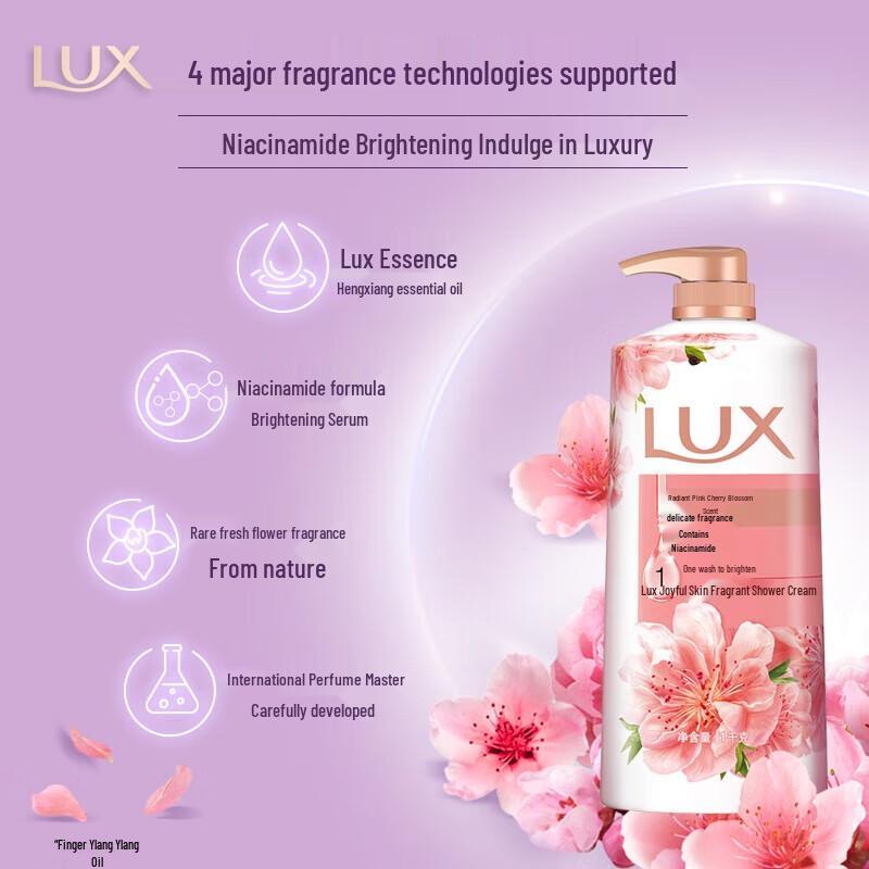 LUX Pink Cherry Blossom Fragrance Shower Gel