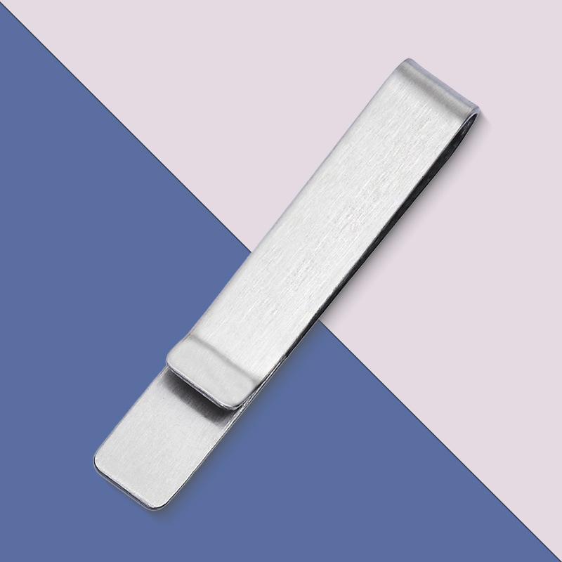 

Men s 4cm Short Tie Clip Stainless Steel Brushed Finish Durable Metal Accessory for Formal and Business Attire Suitable for Various Tie Widths One Size серебряный