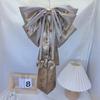 Contrast Color Satin Ribbon Headdress Sweet Christmas Hair Accessory Oversized Bow Hair Clip  Daily