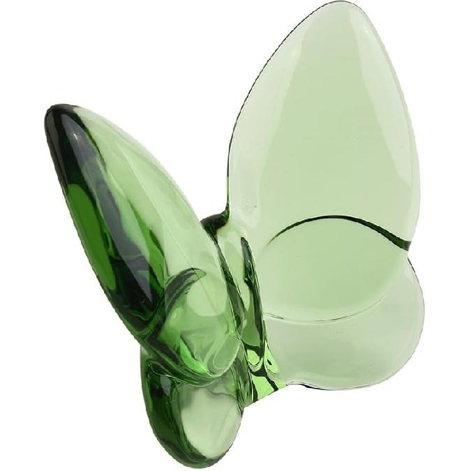 For Crystal Butterfly Figurine, Lucky Butterfly Ornaments, Glass Butterfly Statue, for Crystal Home Decor for Living Room,Table(Pink) (Blue)