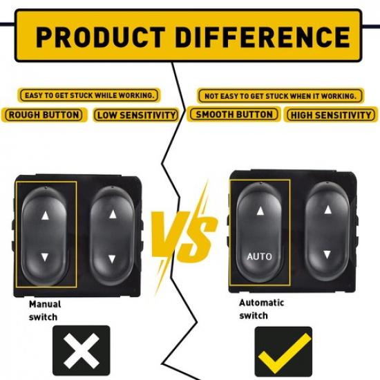 For 97-99 Ford F150 F250 F350 F450 Master Power Window Switch F65Z14529AAB EOA