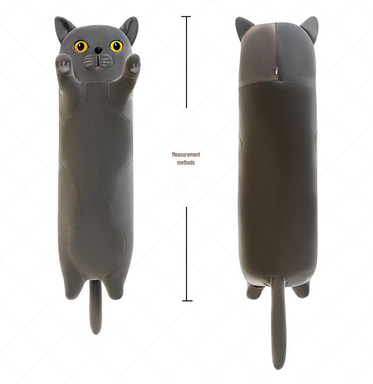 Cat Island Long Pillow: Big Face Cat Cushion