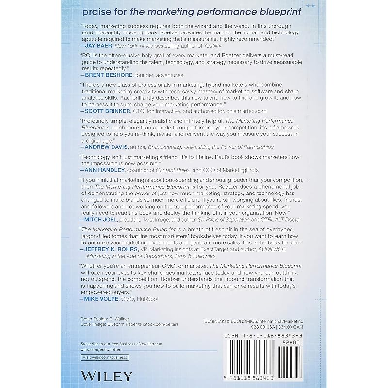 The Marketing Performance Blueprint Discover What's Possible When the Art and Science
