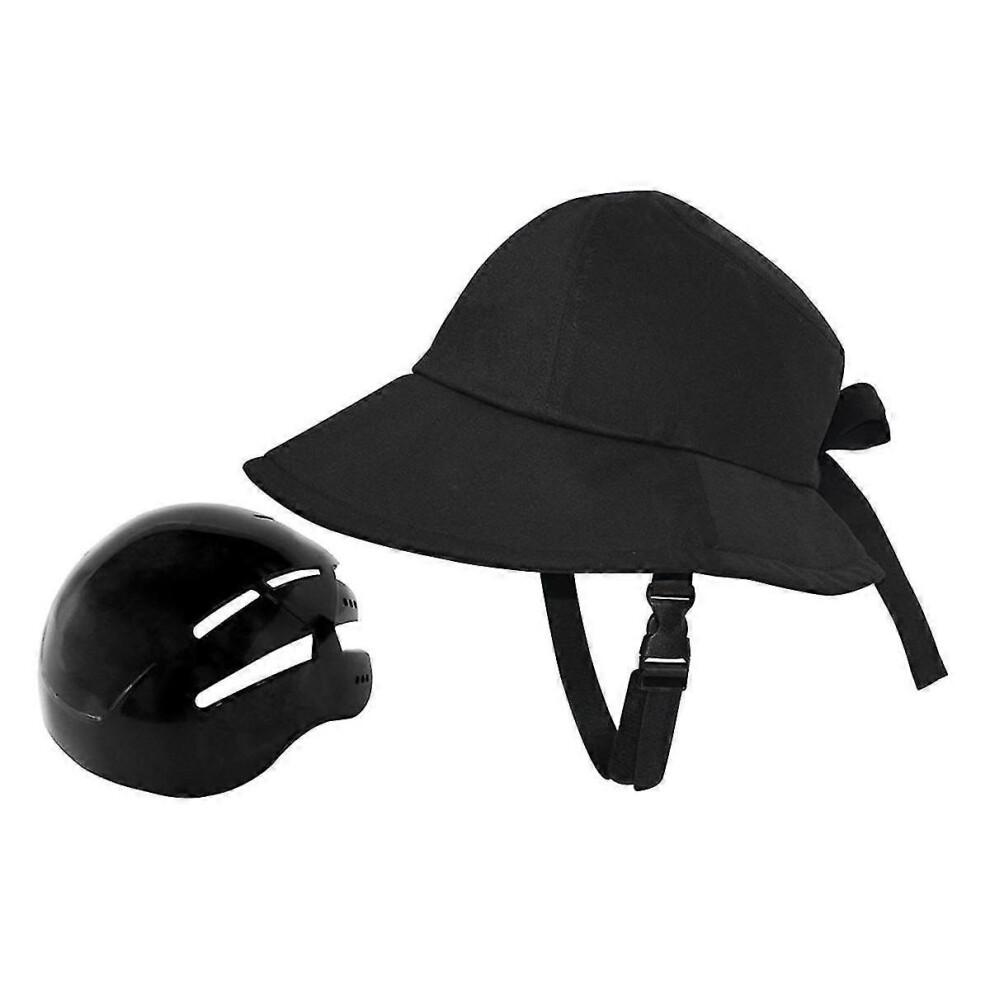 Bicycle Helmet Hat Shaped Helmet Fishing Hat Sun Hat Helmet Hat Type Helmet Cap for Women'S Cycle E