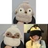 Winter Penguin Beanie For Women With Windproof Knit Material And Casual Style