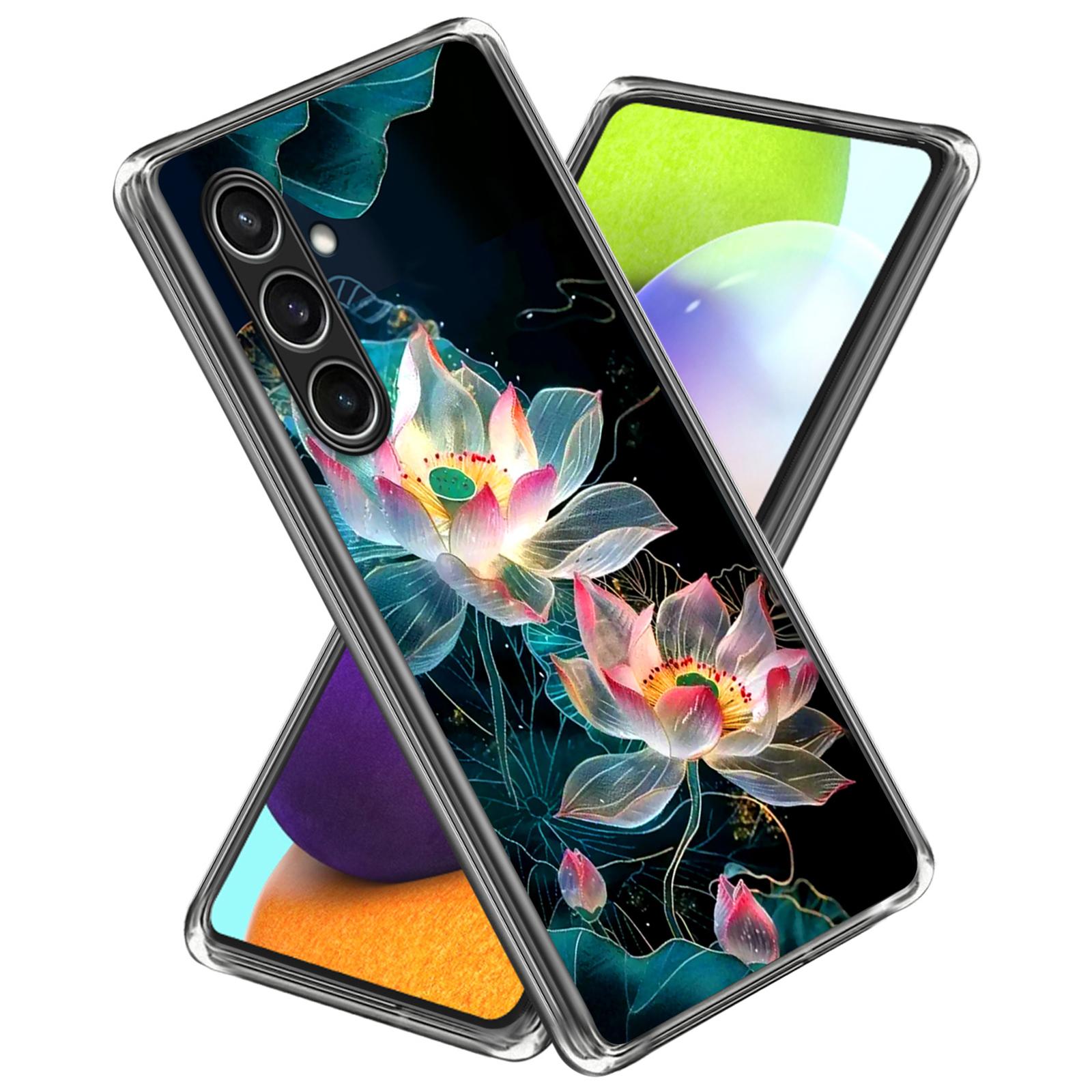 

Чохол для Samsung Galaxy S24 FE з принтом, протиударний чохол з ТПУ для телефону Crystal Lotus