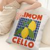 Limoncello Cocktail Pillow Case 3D Print Polyester Fiber 40*40 cm Home Sofa Throw Pillow Cover Decoration Festival Gift