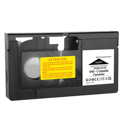 Para videocámaras VHS-C SVHS Adaptador de casete VHS motorizado No apto para adaptador de casete VHS-C de 8 mm/MiniDV/Hi8