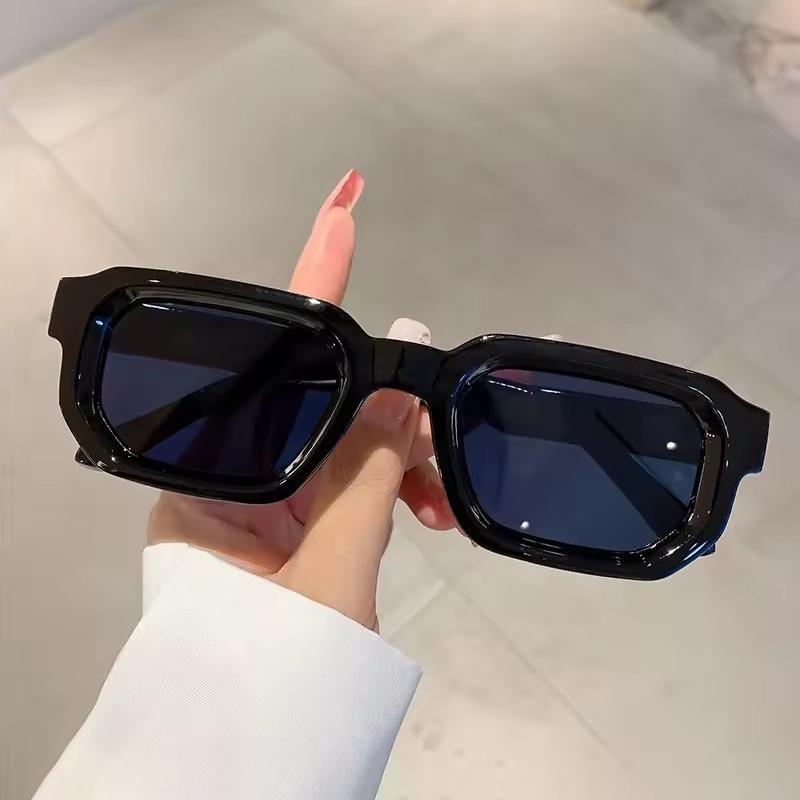 Gafas de Sol Punk de Moda para Hombre con Montura Rectangular No Polarizadas para Conducir