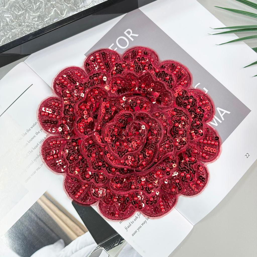 Heavy Industry Nail Beads, Three-Dimensional Flowers, Sequins, Embroidery Appliqués, Corsages, Clothing, Dresses, Decorative Fabrics, Patches