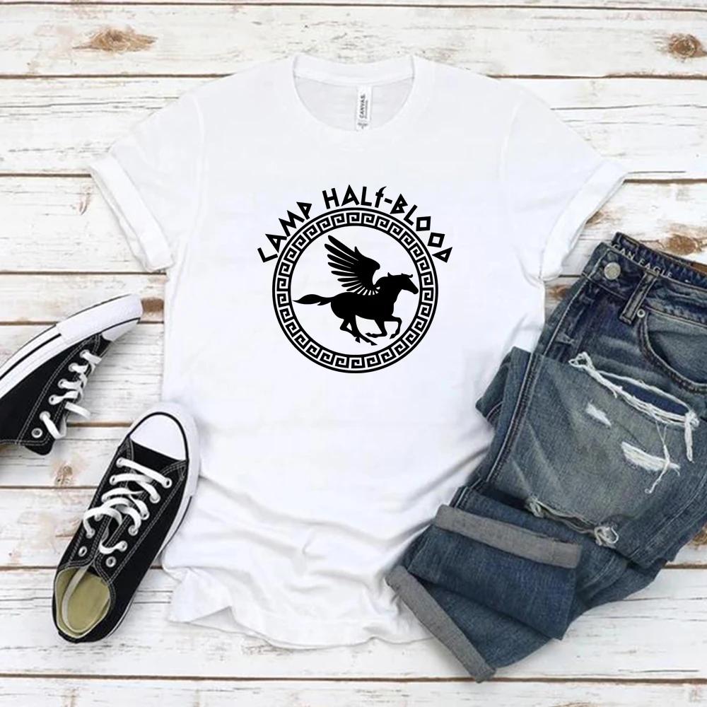 

Футболки «Лагерь полукровки», осенний тренировочный лагерь, игровая футболка на Хэллоуин, волшебный подарок, рубашка Перси Джексона, футболки унисекс, футболки в стиле Харадзюку 3XL