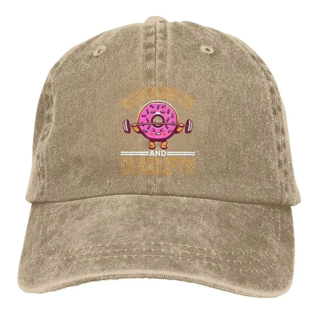 Klobouk s kšiltem, vícebarevný, s motivem koblih, Unisex, Čepice, Koblihy, Svačina z těsta, Kobliha, Personalizovaný, Ochrana proti slunci