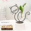 Simple Cat Iron Flower Ware Hydroponic Flower Arrangement Vase