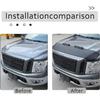 Car Bonnet Mask Hood Bra Compatible with Nissan Titan 2016-2024,Car Hood Protector - Front Cover Mask Accessories (Style A)