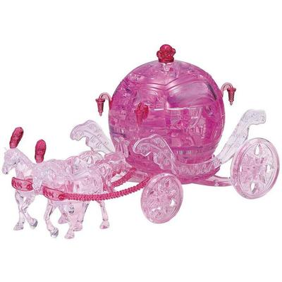 3D-Kristall-Königskutschen-Puzzle 67-teilig (Rosa)