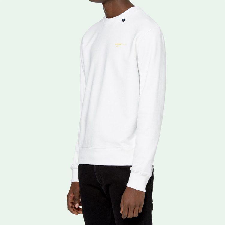 OFF WHITE Sweatshirt Men's White OMBA025F19E300100160