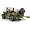 143PCS Army Car Model Building Block Toys Kids Bricks Military Construction Boys Gift