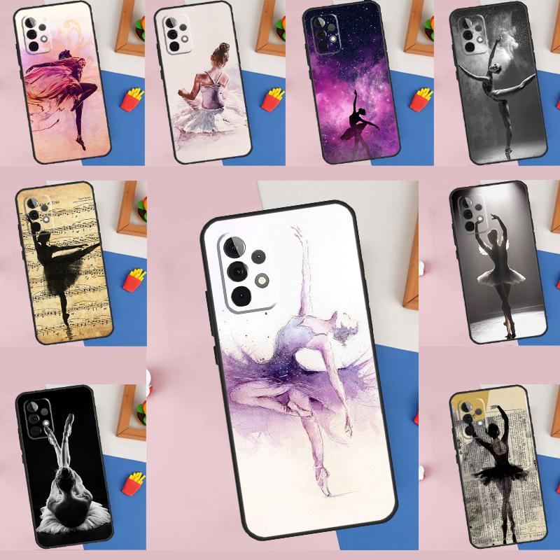 Ballerina Girl Dancing Cover For Samsung Galaxy A54 A34 A14 A32 A22 A12 A13 A23 A33 A53 A73 A51 A71 A52 Case
