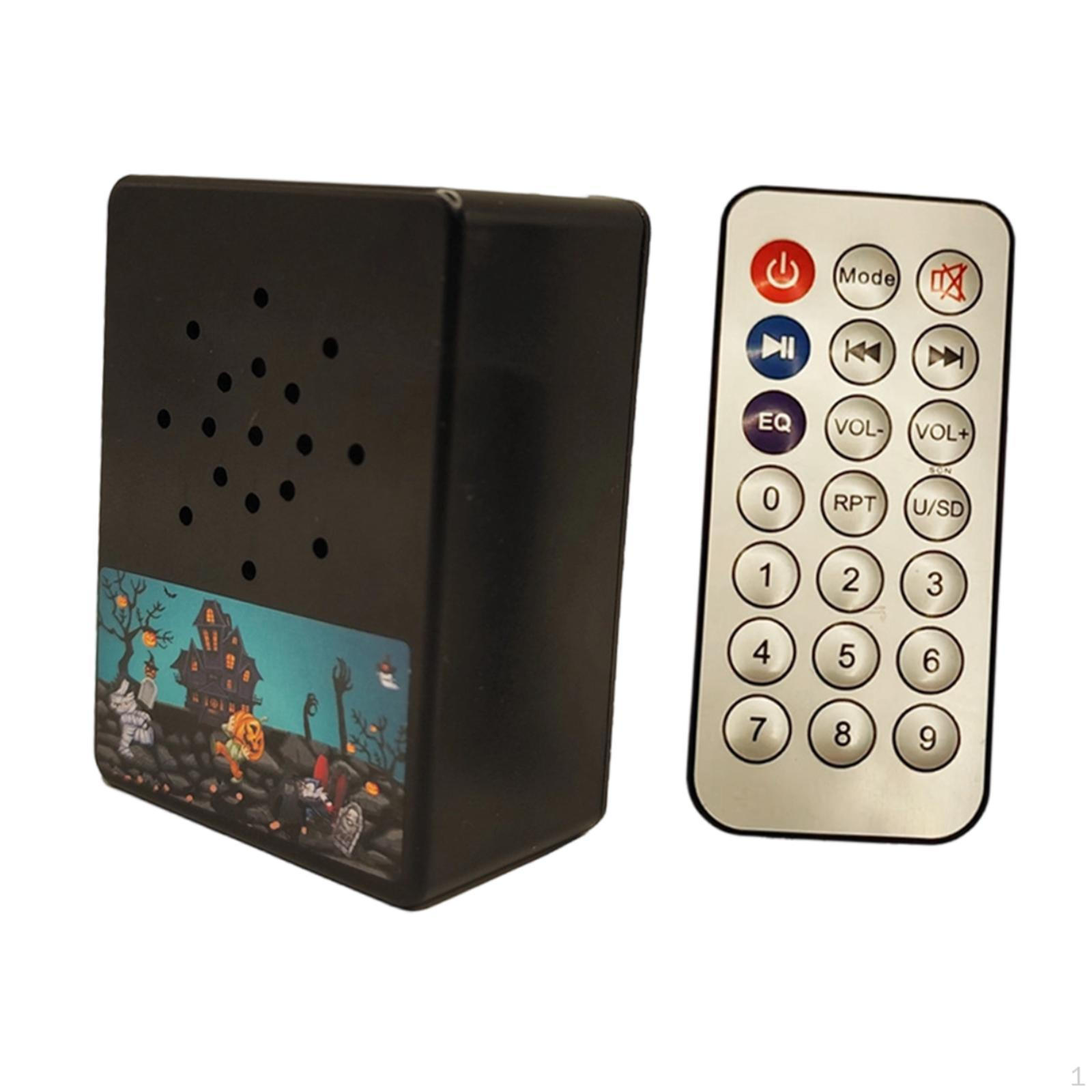 

Halloween Sound Player Speaker,Box with Music Yard Party Decoration,Supplies Horror