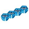 KIMISS 12mm Wheel Hex Adapter for Scale RC Sakura 6mm Blue Universal Wheel Aluminum Lightweight Replacement RC Hex Hub 1/10 Cars, Compatible, Mount,