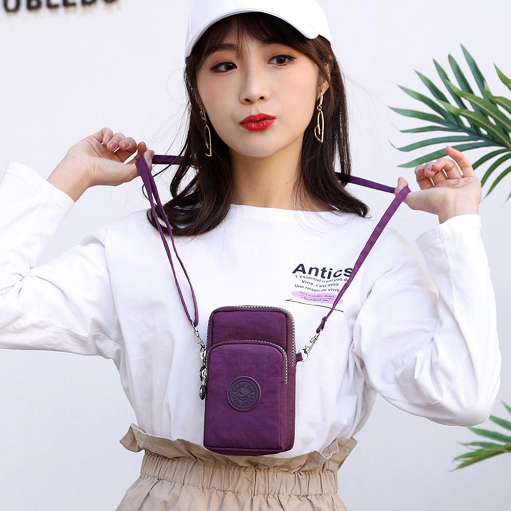 Buy Women Nylon Messenger Shoulder Bag Arm Pack Sports Small Mobile