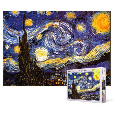 1000 Piece Jigsaw Puzzle - Starry Night 2 (Luminous), Popular Korean Puzzle