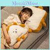 Plush Bear Toast Toy Back Cushion Stuffed Doll Bedrooms Decoration Kids Gifts