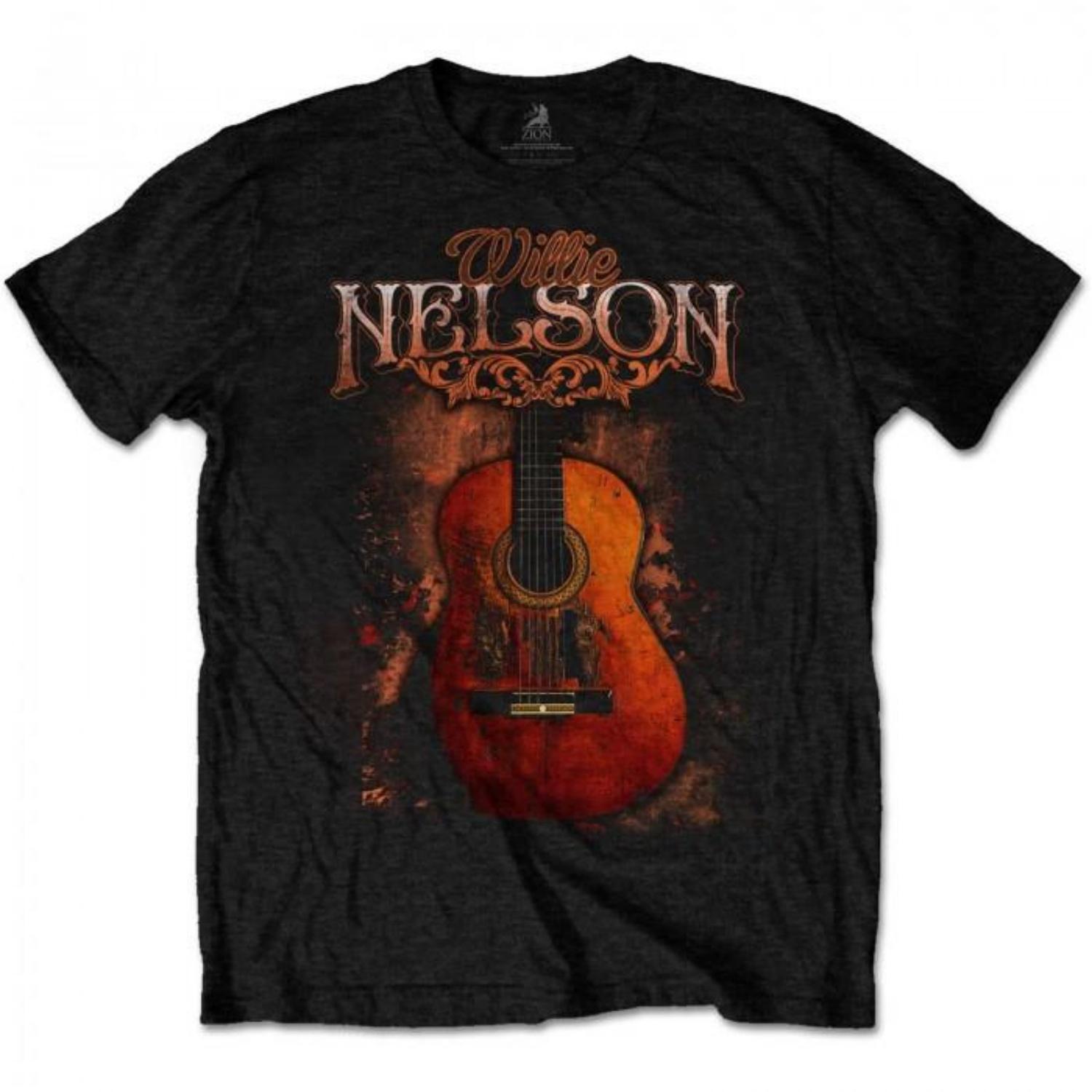 Willie Nelson Unisex Adult Trigger Cotton T-Shirt S