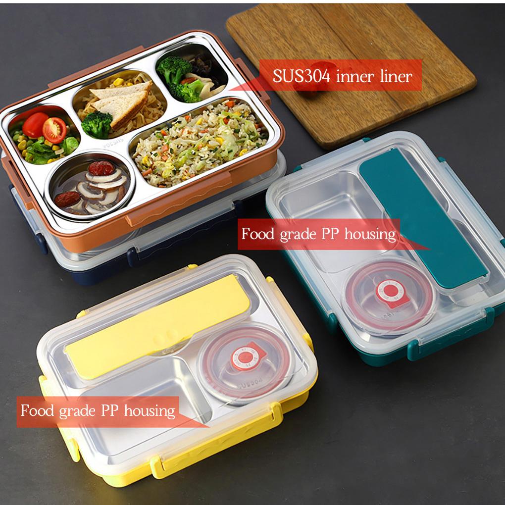 Lunch Box Stainless Steel Leak-Proof Food Case Heat Insulation Storage Container