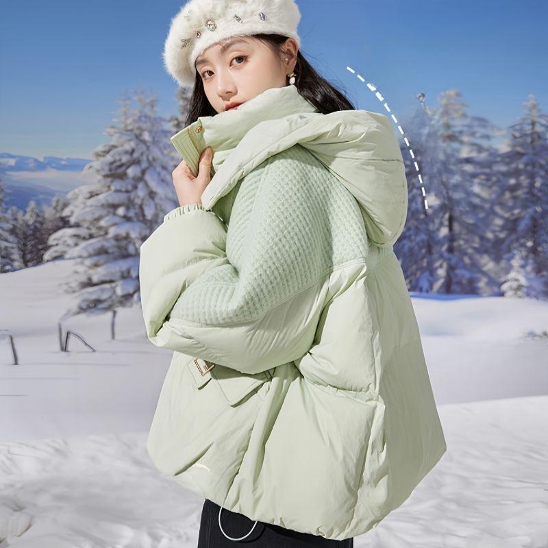 Korean Style Winter Short Women Coat Loose Thickened Cotton Padded Jacket Fashion
