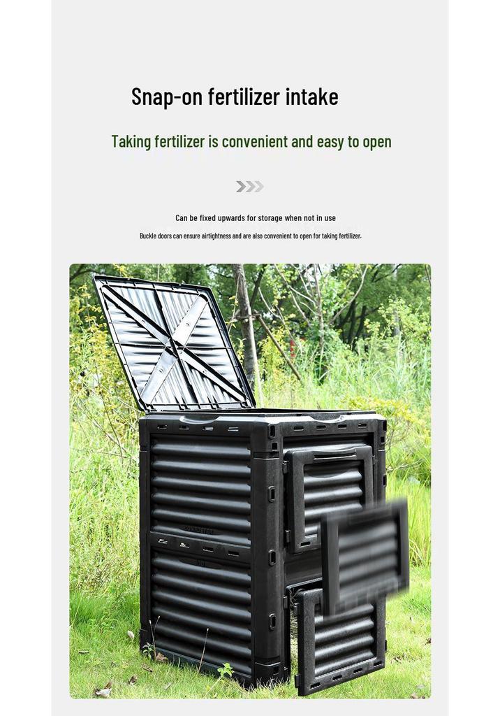 Household Kitchen Compost Bin for Garden and Yard Waste