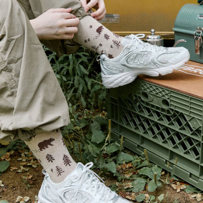 

SOCKS APPEAL уличные лесные друзья меланж бежевый M