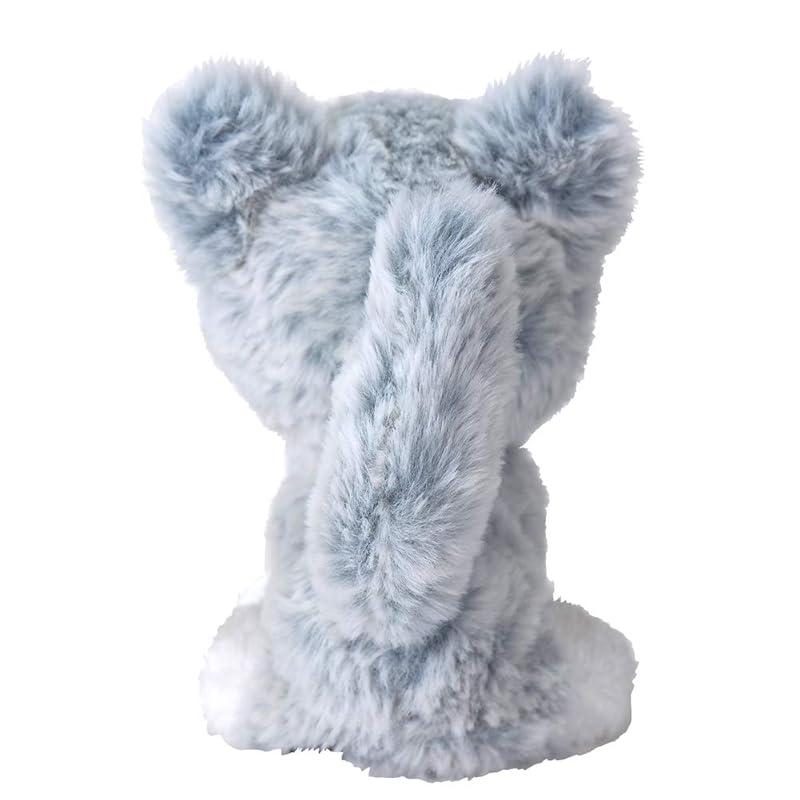 SunLemon Fluffy Wolf Blue Small 16x8x13cm Plush Animal P-6172