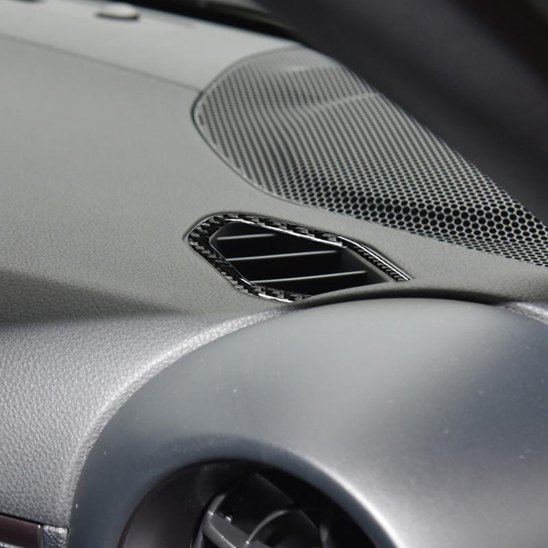 Real Carbon Fiber Car Accessories Dashboard Air Vent Cover Soft Sticker For Subaru BRZ/ For Toyota GR86    2024 2025