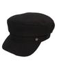 Yunibeosyeolkemiseuteuli Linen Logo Black Marine Cap