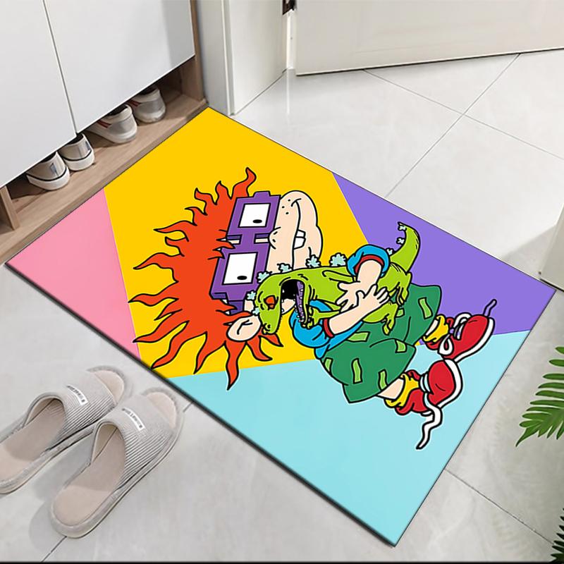 Rugrats Printed Carpet, for Office Chair Living Room Bedroom Kitchen Room Decor Gifts.