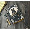 Egyptian Cat Book of Shadows Leather Journal - Leather Print Journal, Wiccan