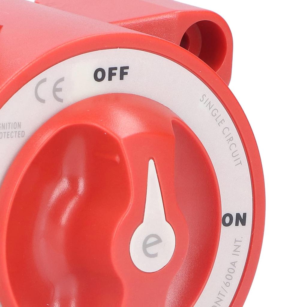 KIMISS Blue Sea Switch, 350A Switch 48VDC Knob Type Single Circuit Power