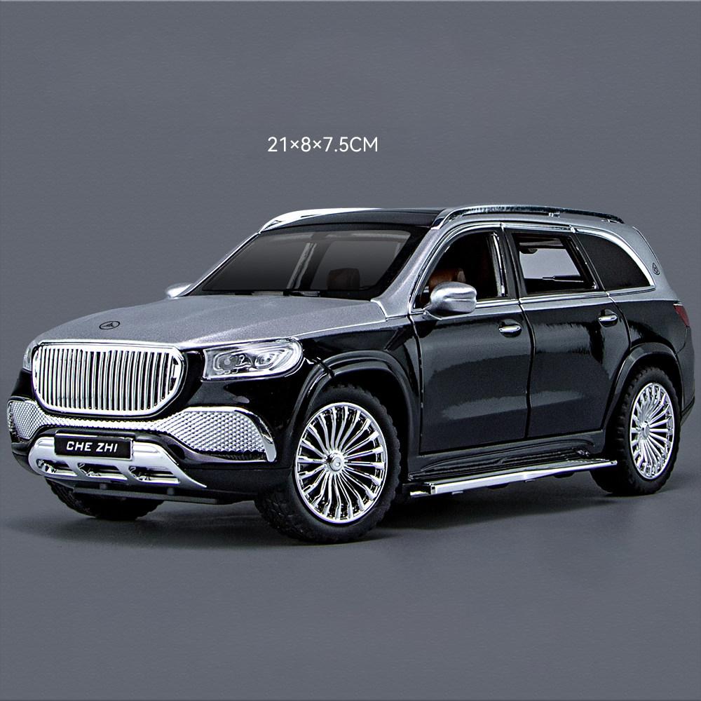WSF1  1:24 Mercedes Benz Maybach GLS600 S680 SUV Alloy Metal Diecast Model Car High Simulation Home Trendy Ornaments Collection Hobby