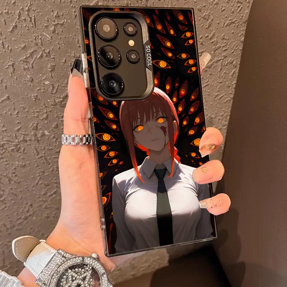 Coole Anime M-Makima Handyhülle Für SAMSUNG Galaxy S26 S25 S24 S23 S22 S21 S20 FE Plus Ultra Cover