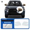 For Toyota Corolla Cross LE/XLE -2024 Car Paint Protection Film TPU Pre-cut Anti-scratch Transparent Headlight Rearview Film