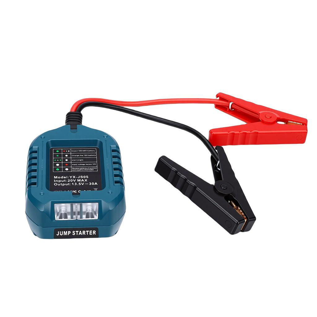 Portable Car Jump Starter Fit for Makita Batteries Battery Emergency 10AWG Heavy Duty Cable Automotive Supplies
