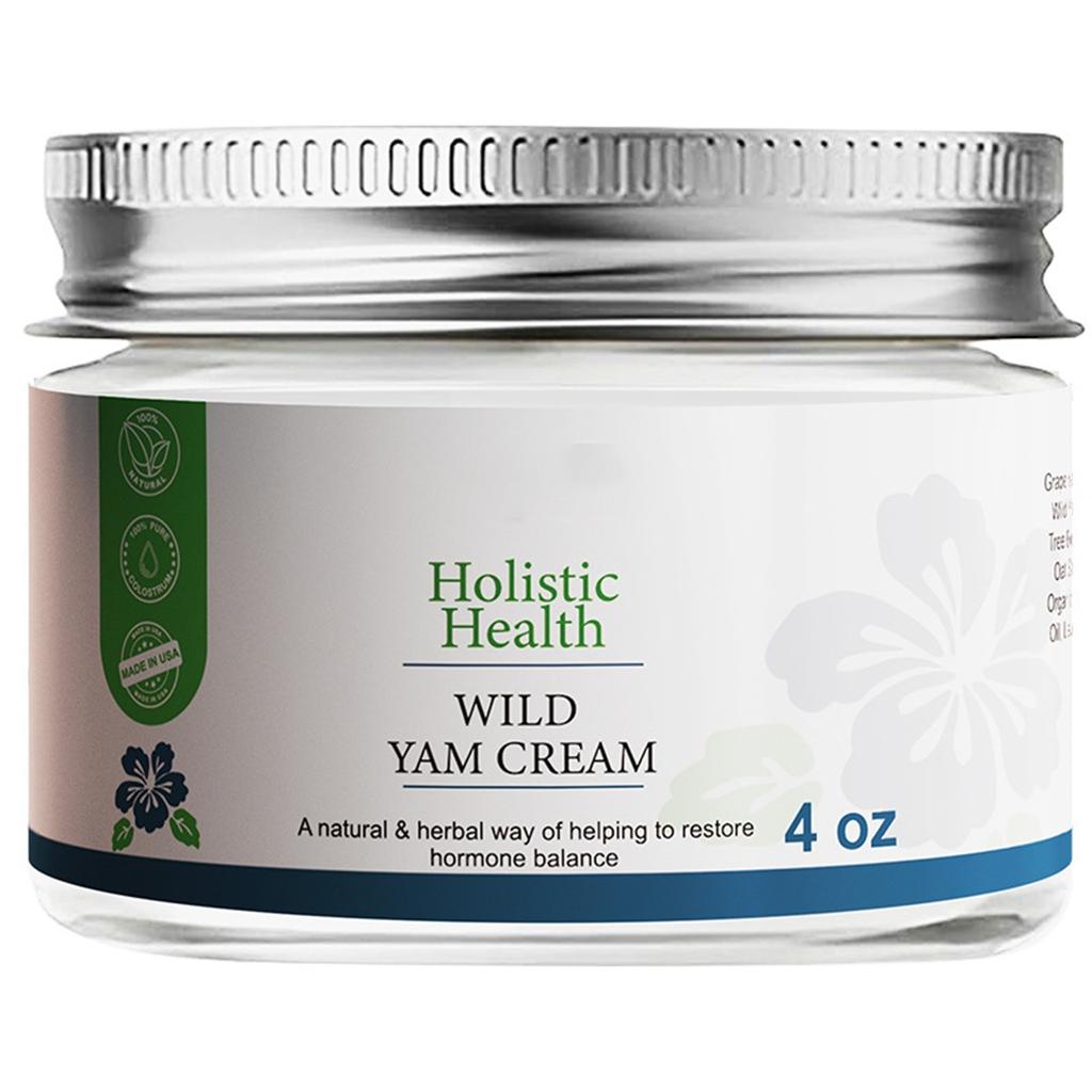 Wild Yam CreamOrganic For Hormone Balance, Women'S Organic Wild Yam Root Creamfor All Skin Types