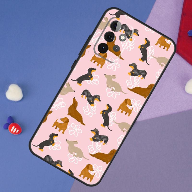 Dachshund Teckel Dackel Dog Case For Samsung Galaxy A52 A53 A33 A13 A34 A54 A14 A35 A55 A15 A56 A36 A26 A16 A06 A22 A32