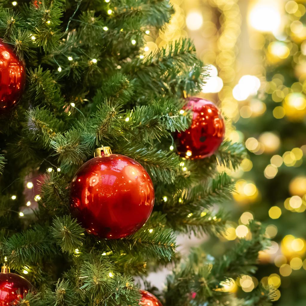 36 Stück Weihnachtskugel-Ornamente Weihnachtsbaumschmuck Kugeln 1,2"/30MM für Partydekoration Hochzeit Feiertag Weihnachtsdeko