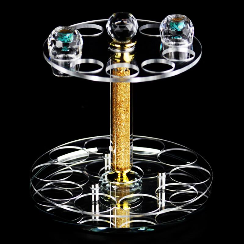 Shangqi Water Drop Crystal Glass Rack & Barware Set